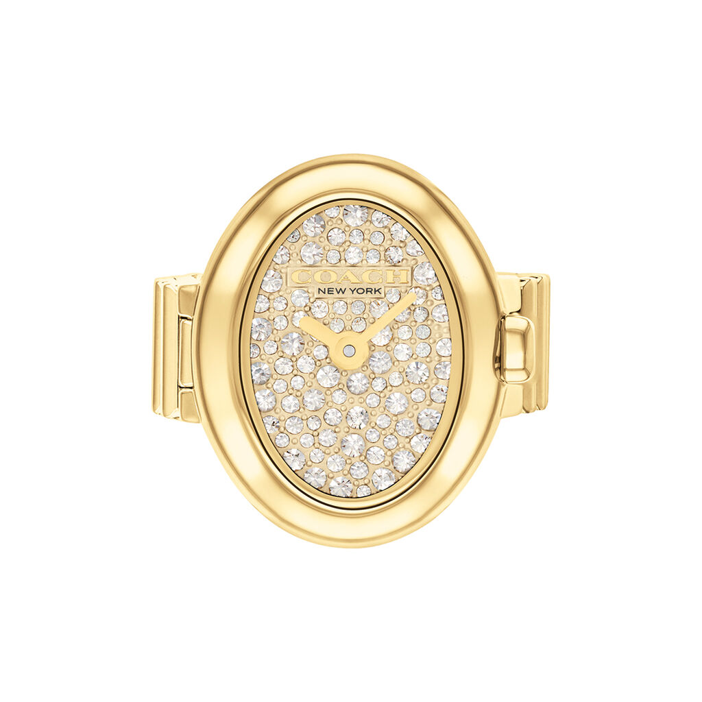 Montre Coach Sammy Watch Ring Dor&eacute; - Montres Femme | Histoire d&rsquo;Or