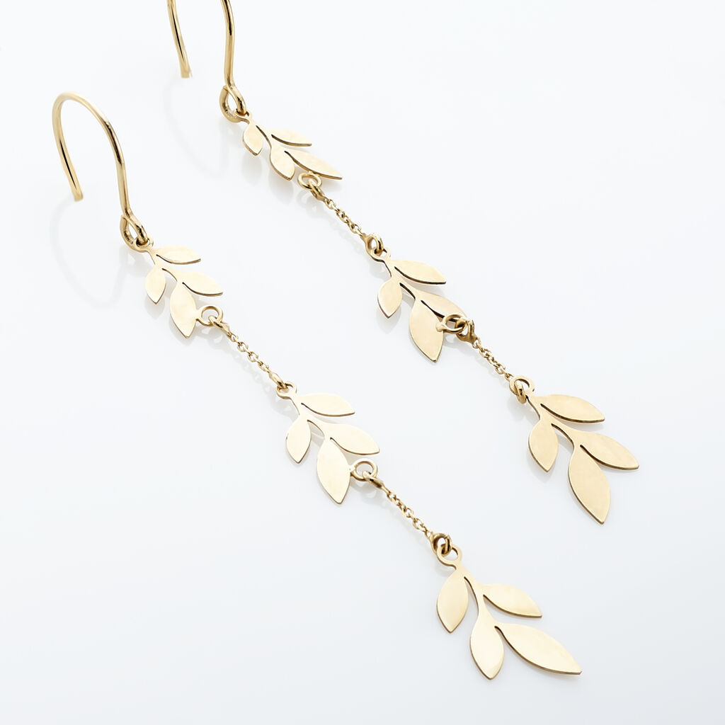 Boucles D'oreilles Pendantes Edinna Or Jaune - Boucles d'oreilles pendantes Femme | Histoire d’Or