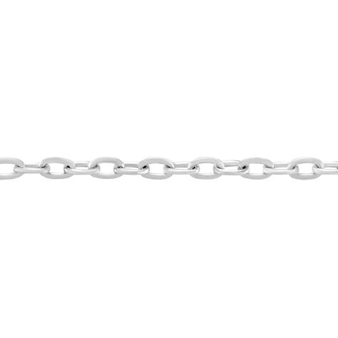 Chaîne Igoa Maille Forçat Diamantee Or Blanc - Chaines Famille | Histoire d’Or