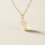 Pendentif Jannila Zodiaque Or Jaune - Cadeaux de naissance Enfant | Histoire d&rsquo;Or