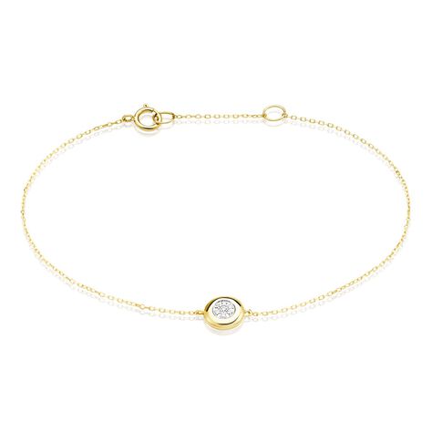 Bracelet Or Jaune Laurissa Diamants - Bracelets Femme | Histoire d’Or