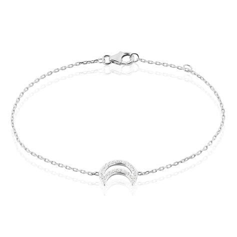Bracelet Aisha Argent Blanc Oxyde De Zirconium - Bracelets Femme | Histoire d’Or