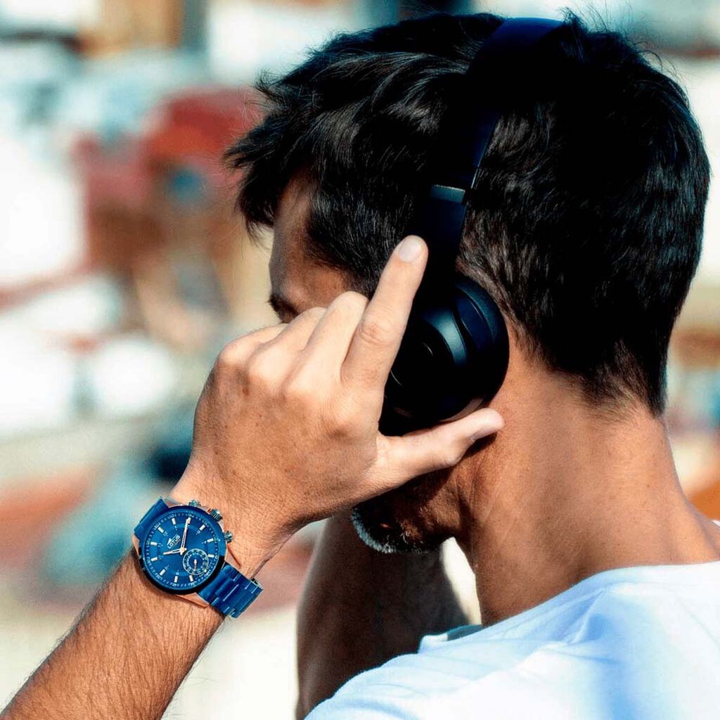 Montre Lotus Connected Bleu - Montres connectées Homme | Histoire d’Or