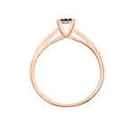 Bague Solitaire Collection Grace Or Rose Diamant - Bagues solitaires Femme | Histoire d&rsquo;Or