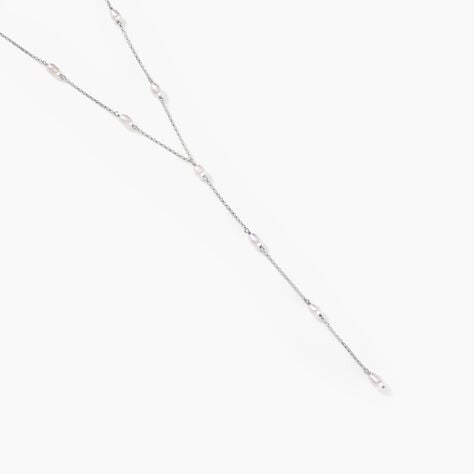 Collier Meily Argent Blanc Perle De Culture - Colliers fantaisie Femme | Histoire d’Or