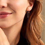 Cr&eacute;oles Britton Or Jaune - Boucles d'oreilles cr&eacute;oles Femme | Histoire d&rsquo;Or