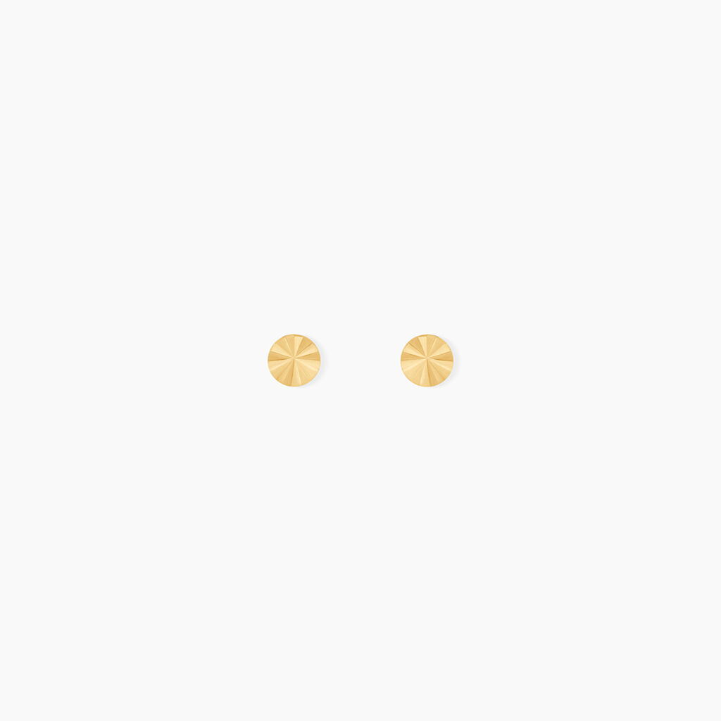 Boucles D'oreilles Puces Berangere Cercle Or Jaune - Boucles d'oreilles Mix and Match Femme | Histoire d&rsquo;Or