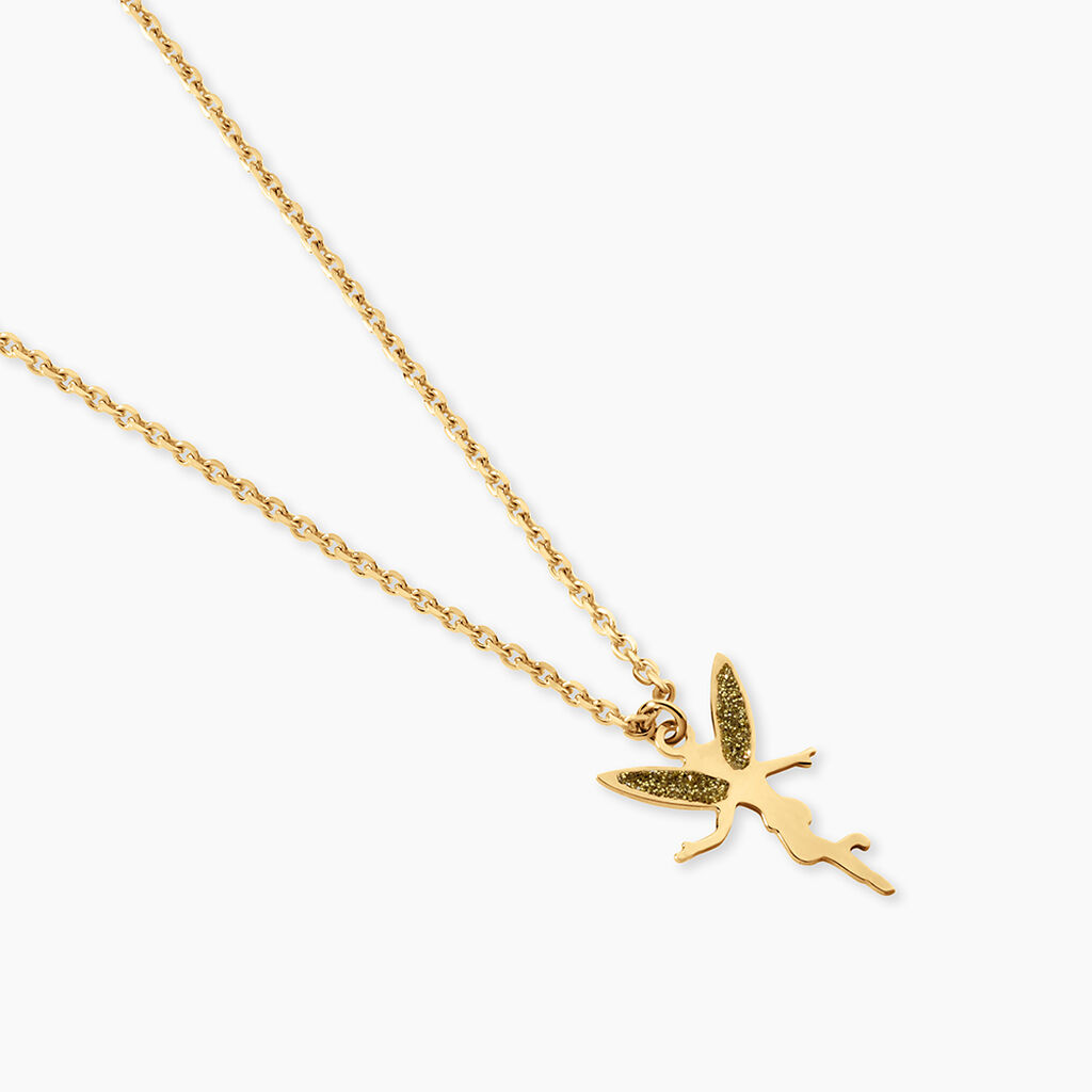 Collier Feelia Argent Dor&eacute; A L'Or 750/1000 - Colliers Enfant | Histoire d&rsquo;Or