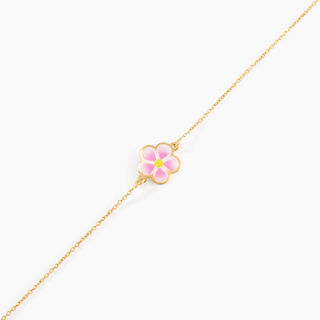 Bracelet Syna Fleur Or Jaune - Bracelets Enfant | Histoire d&rsquo;Or