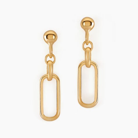 Boucles D'oreilles Pendantes Escape Or Jaune - Boucles d'oreilles pendantes Femme | Histoire d’Or