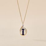 Collier Aurora Or Jaune Saphir Et Diamant - Colliers Femme | Histoire d&rsquo;Or