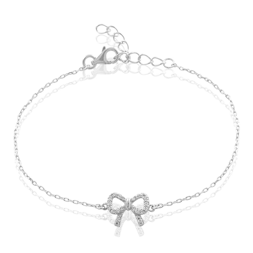 Bracelet Rezzan Argent Blanc Oxyde De Zirconium - Bracelets Femme | Histoire d’Or