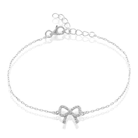 Bracelet Rezzan Argent Blanc Oxyde De Zirconium - Bracelets Femme | Histoire d’Or