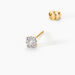 Boucles D'oreilles Puces Artemis Or Jaune Diamants - Clous d'oreilles Femme | Histoire d’Or