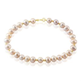 Bracelet Multicolore Or Jaune Perle De Culture - Bracelets Femme | Histoire d’Or