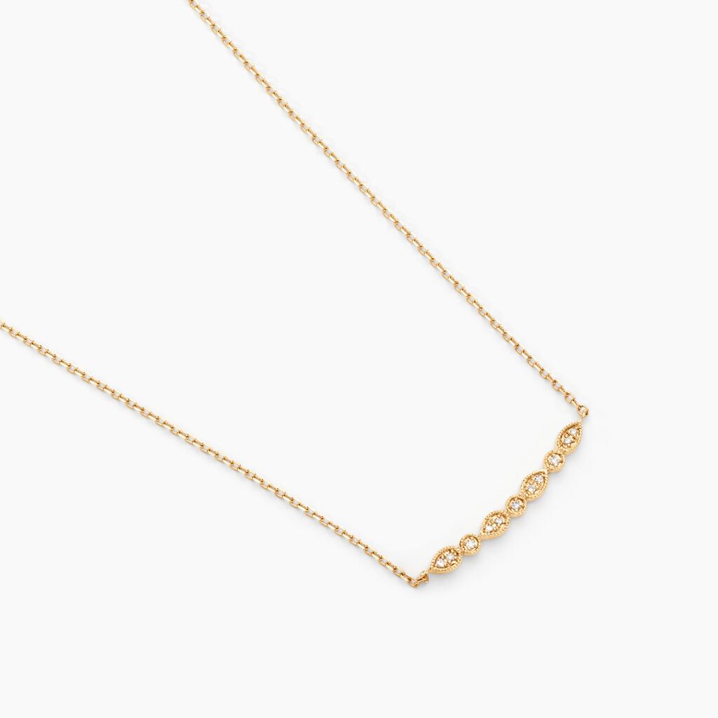 Collier Robina Or Jaune Diamant - Colliers Femme | Histoire d’Or