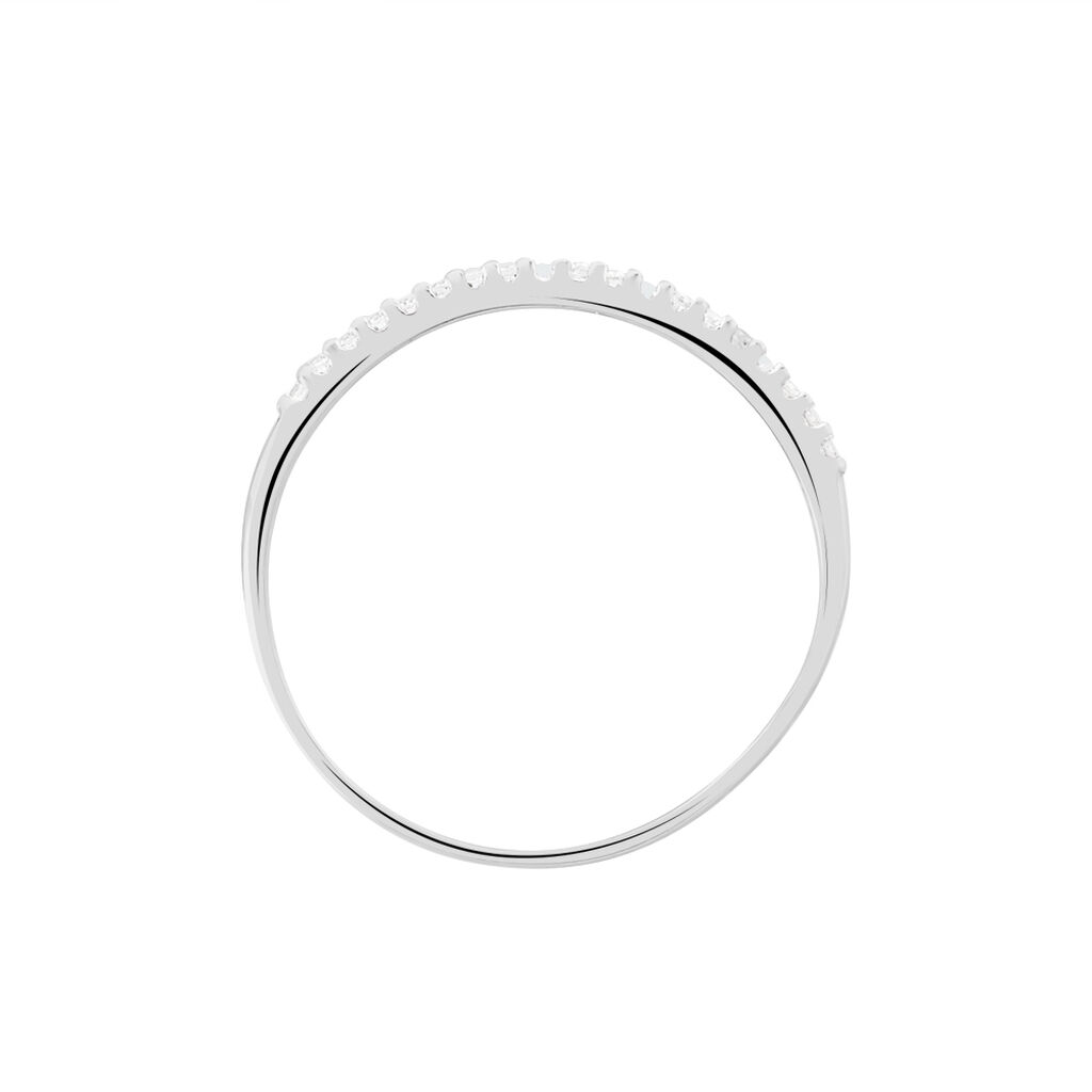 Bague Jaquelyn Argent Blanc Oxyde De Zirconium - Bagues avec pierre Femme | Histoire d’Or