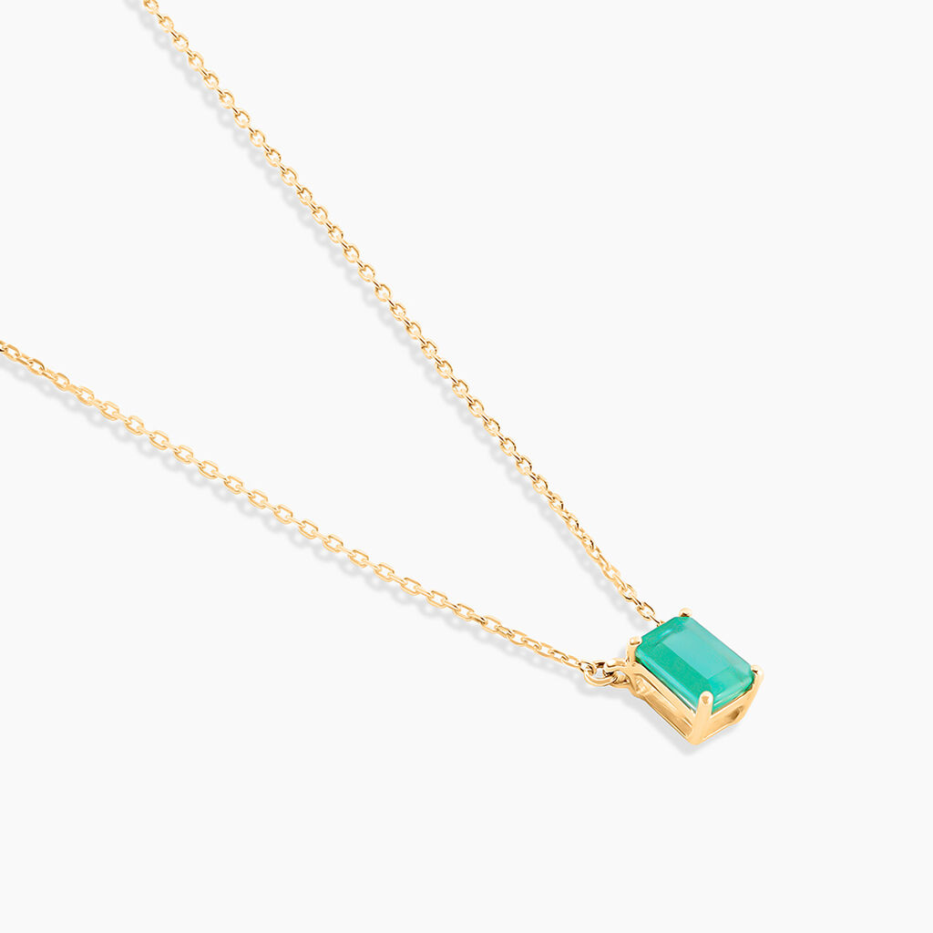 Collier Ethalyn Or Jaune Emeraude - Colliers Femme | Histoire d’Or