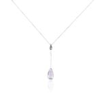 Collier Dennis Or Blanc Amethyste - Colliers Femme | Histoire d&rsquo;Or