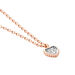 Collier Mon 1er Diamant Or Rose Diamant - Colliers Femme | Histoire d’Or