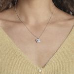 Collier Anasthase Argent Blanc Oxyde De Zirconium - Colliers fantaisie Femme | Histoire d&rsquo;Or