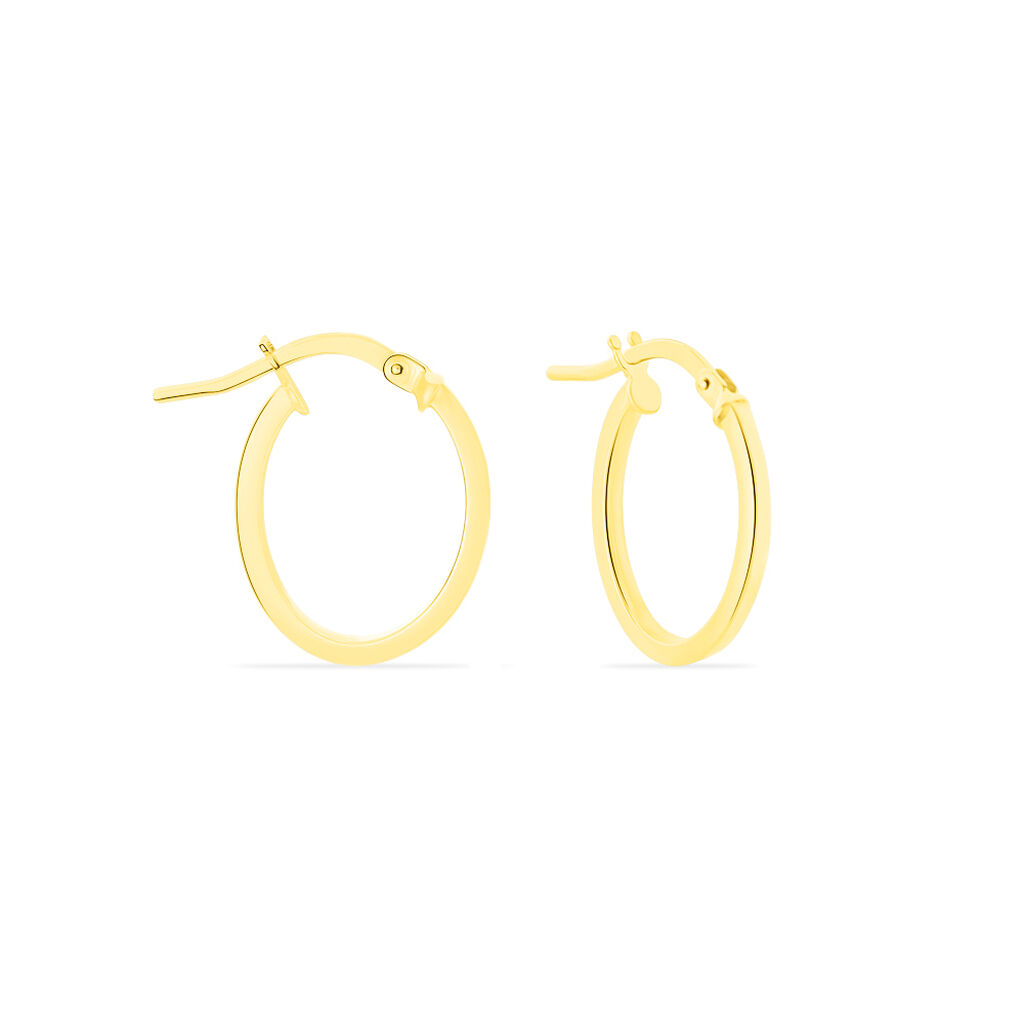 Créoles Telya Or Jaune - Boucles d'oreilles créoles Femme | Histoire d’Or