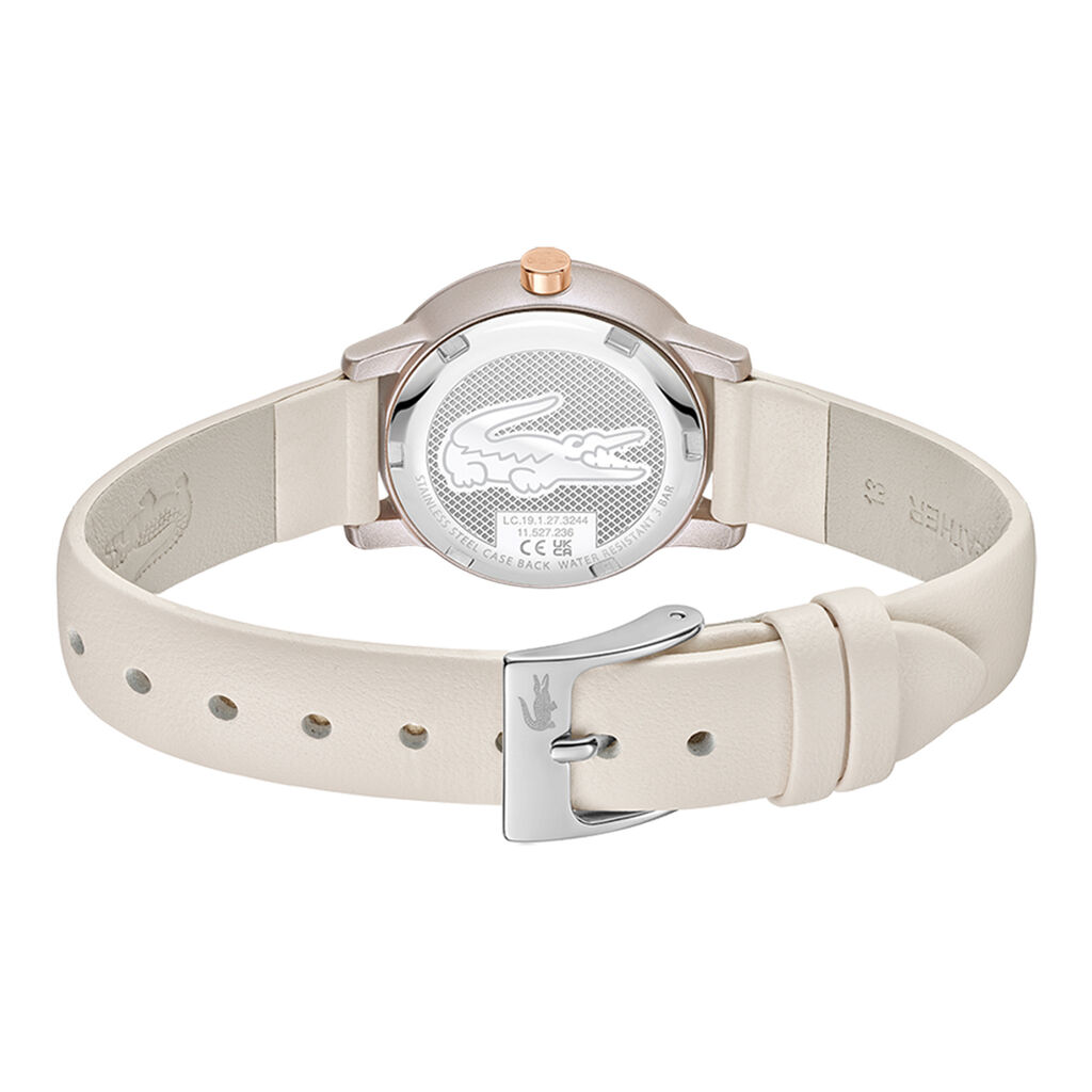 Montre Lacoste .12.12 Swift Cr&egrave;me - Montres Femme | Histoire d&rsquo;Or