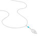 Collier Grethel Argent Blanc Turquoise - Colliers fantaisie Femme | Histoire d’Or