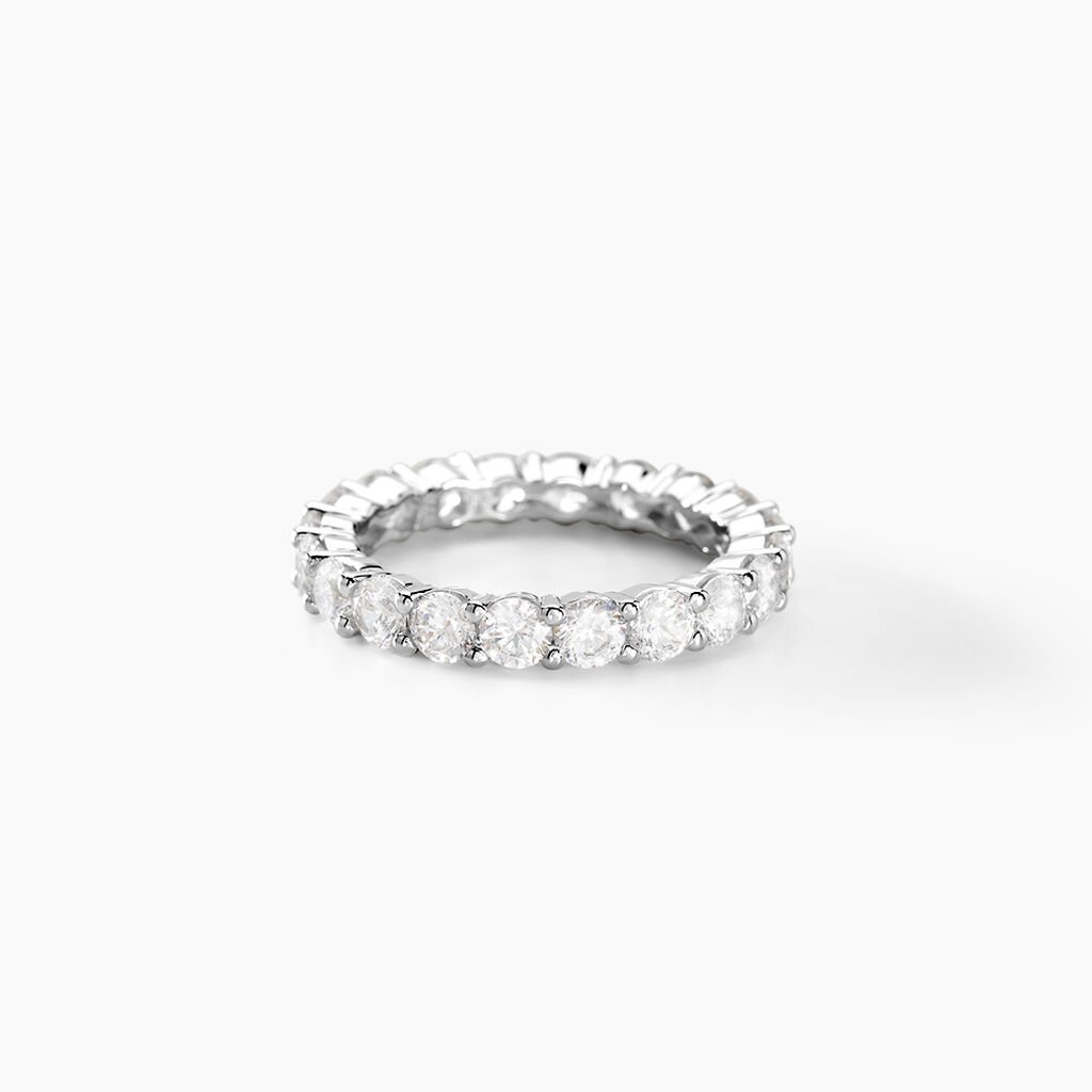 Alliance Marjorie Or Blanc Oxyde De Zirconium - Alliances Femme | Histoire d’Or