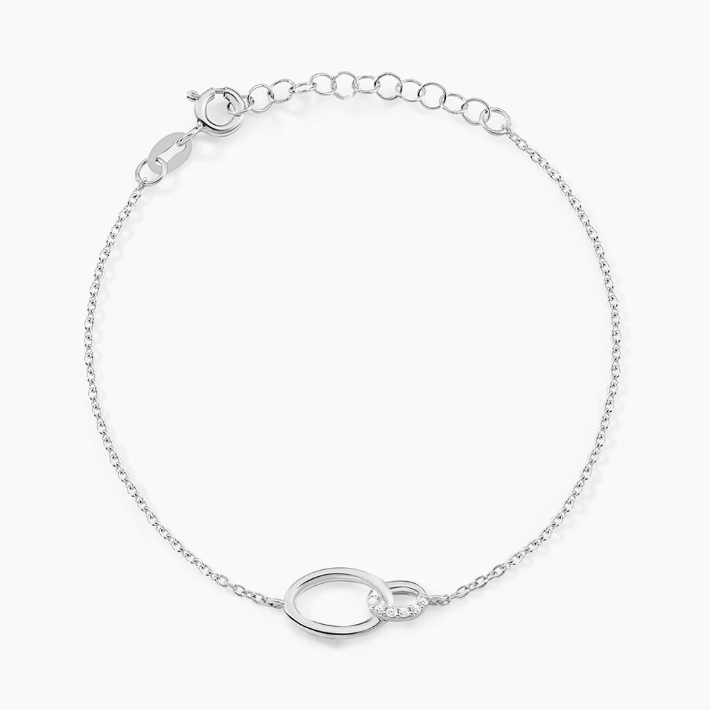 Bracelet Loline Argent Blanc Oxyde De Zirconium - Nouveautés Femme | Histoire d’Or