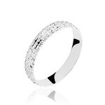 Alliance Roxie Ruban Plat Or Blanc - Alliances Unisex | Histoire d&rsquo;Or