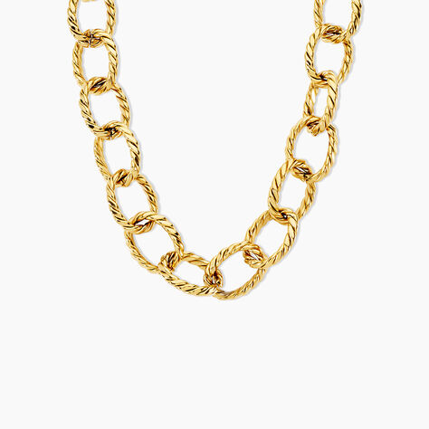 Chaine Fauve Acier Jaune - Chaines Femme | Histoire d&rsquo;Or
