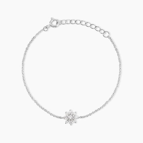 Bracelet Lorraine Argent Blanc Oxyde De Zirconium - Bracelets Femme | Histoire d&rsquo;Or