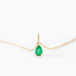 Collier Pluie D'Eclat Or Jaune Emeraude - Colliers Femme | Histoire d&rsquo;Or