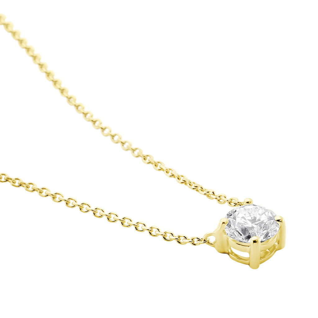 Collier Collection Aphrodite Or Jaune Diamant Synthetique - Colliers Femme | Histoire d’Or