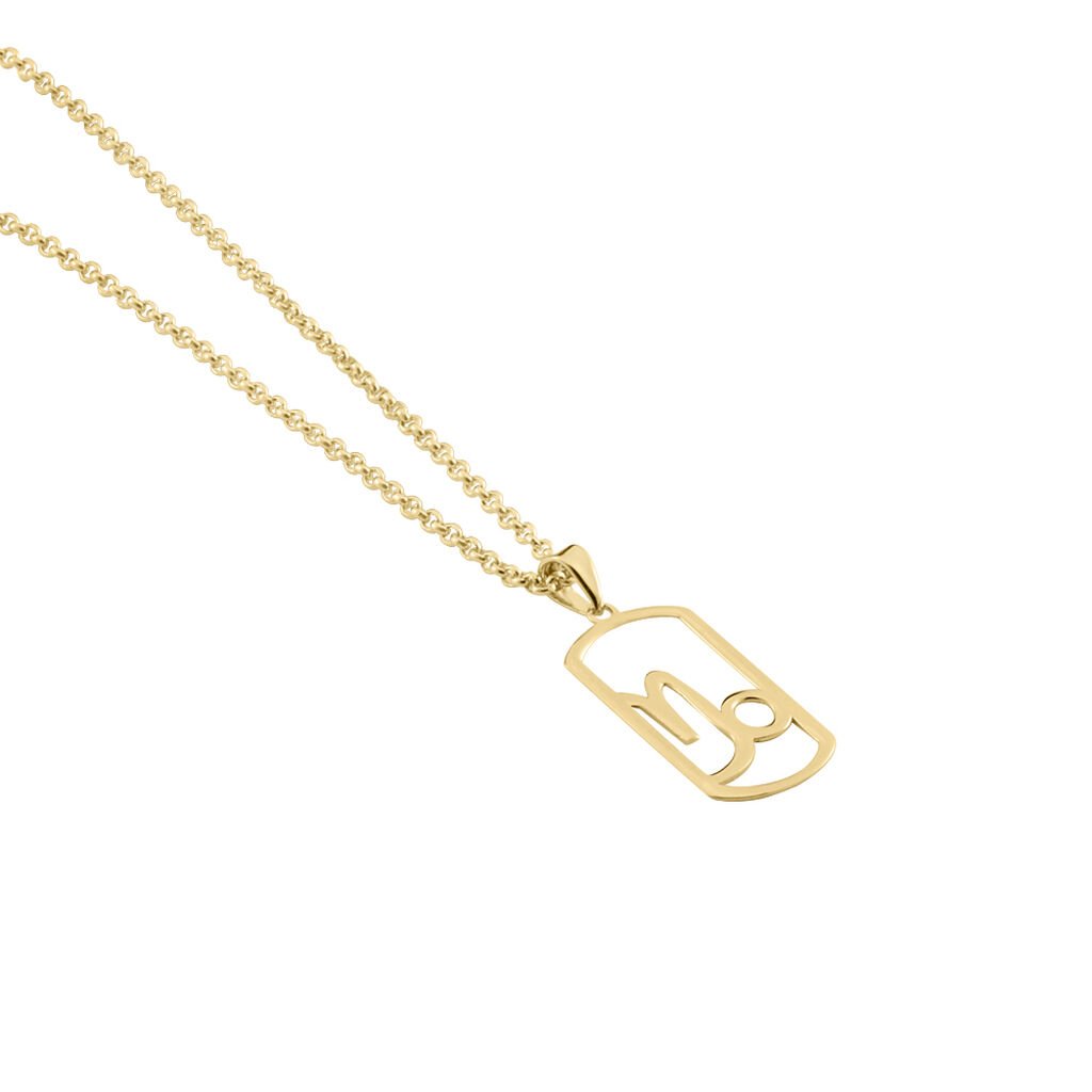 Collier Plaqué Or Prospero - Colliers Zodiaque Homme | Histoire d’Or