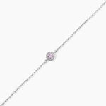 Bracelet Auxana Argent Blanc Oxyde De Zirconium - Bracelets Femme | Histoire d&rsquo;Or