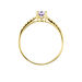 Bague Or Jaune Manon Améthyste - Bagues solitaires Femme | Histoire d’Or