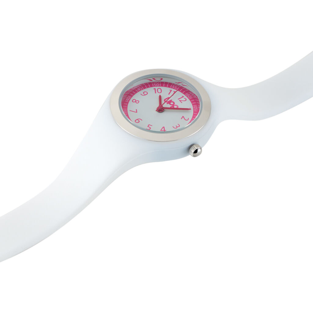Montre Upp Camille Blanc Et Rose - Montres Enfant | Histoire d’Or