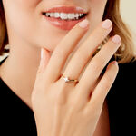 Bague Dipali Or Jaune Diamant Synth&eacute;tique - Bagues solitaires Femme | Histoire d&rsquo;Or