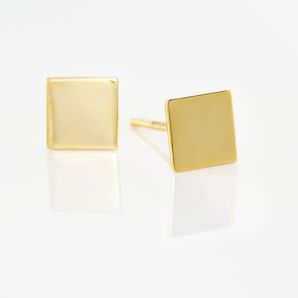 Boucles D'oreilles Puces Genovera Or Jaune - Clous d'oreilles Femme | Histoire d’Or