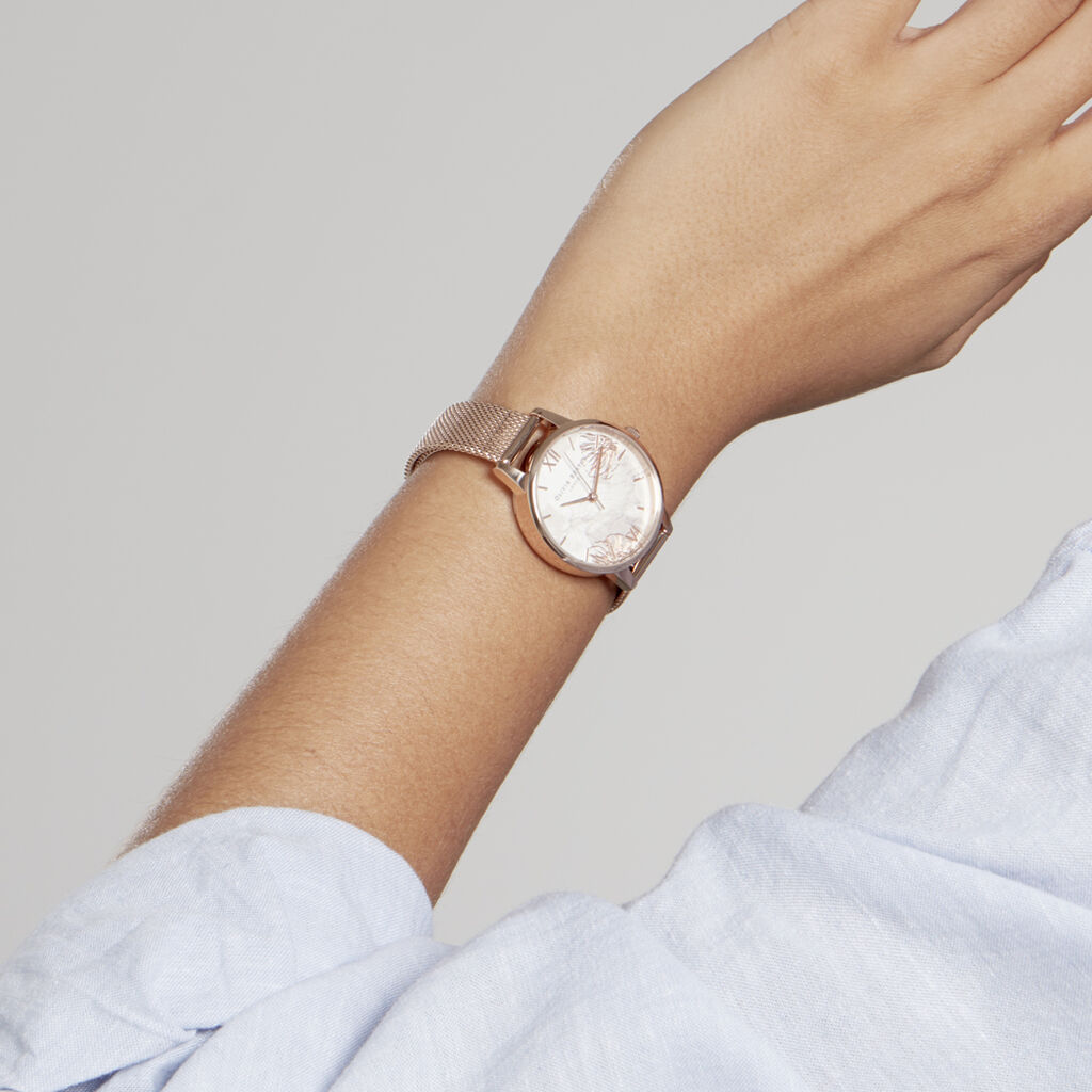 Montre Olivia Burton Abstract Florals Nacre - Montres Femme | Histoire d’Or