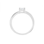 Bague Solitaire Regilla Argent Blanc Oxyde De Zirconium - Bagues solitaires Femme | Histoire d&rsquo;Or