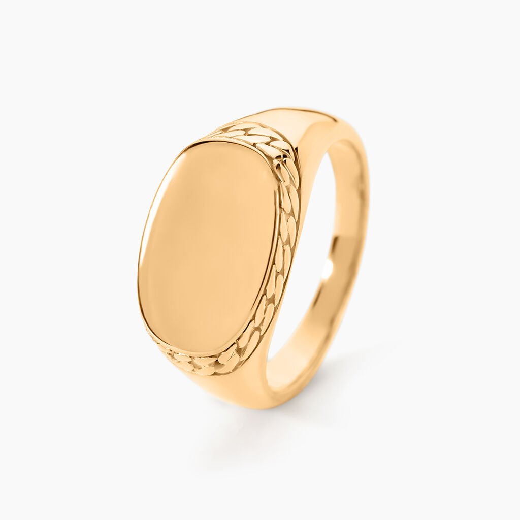 Chevali&egrave;re Plaqu&eacute; Or Jaune Nail - Chevali&egrave;res Homme | Histoire d&rsquo;Or