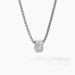 Collier Positano Acier Blanc - Colliers fantaisie Homme | Histoire d&rsquo;Or