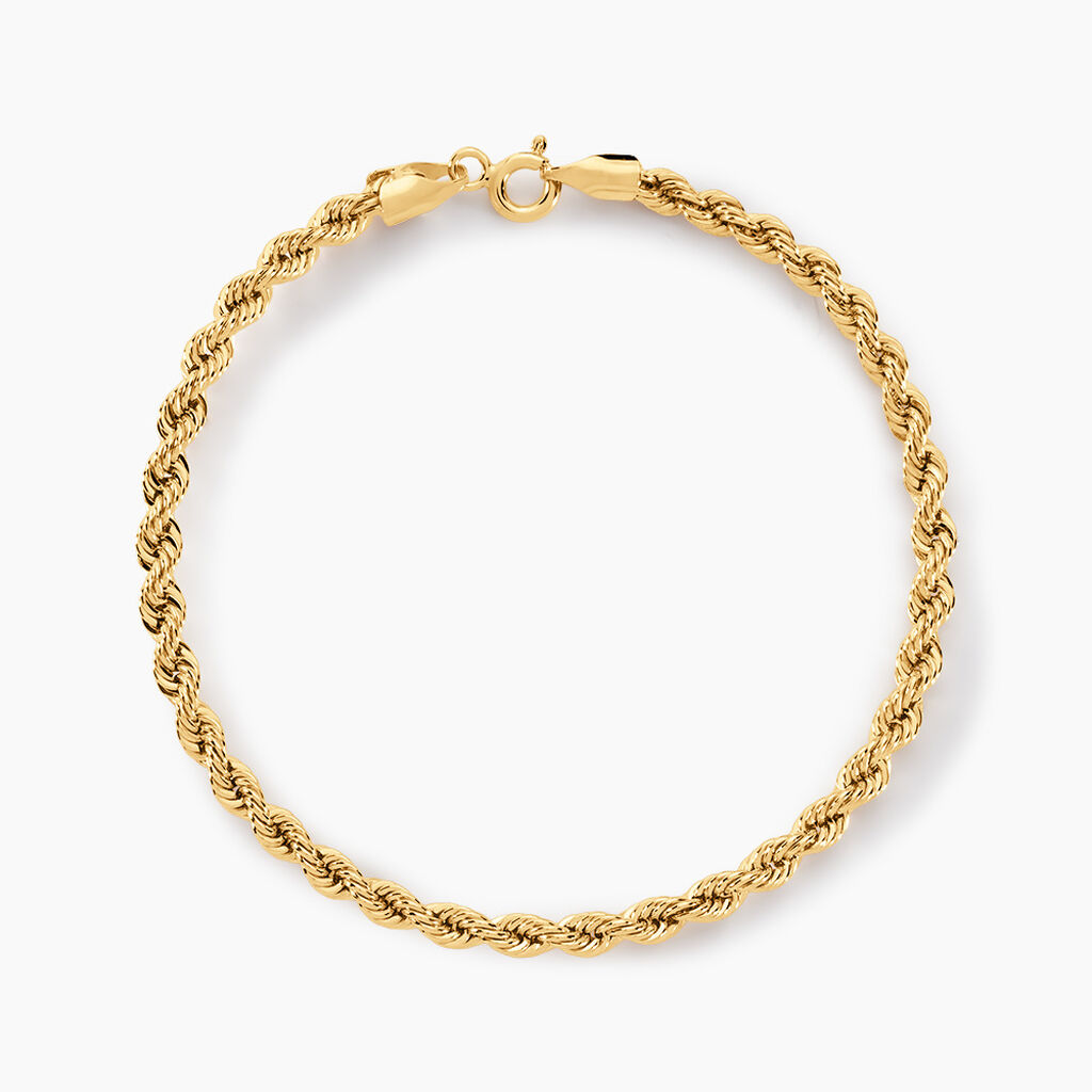 Bracelet Or Jaune Jerry - Bracelets chaîne Femme | Histoire d’Or
