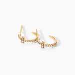 Cr&eacute;oles Like A Virgin Or Jaune Oxyde De Zirconium - Boucles d'oreilles cr&eacute;oles Femme | Histoire d&rsquo;Or