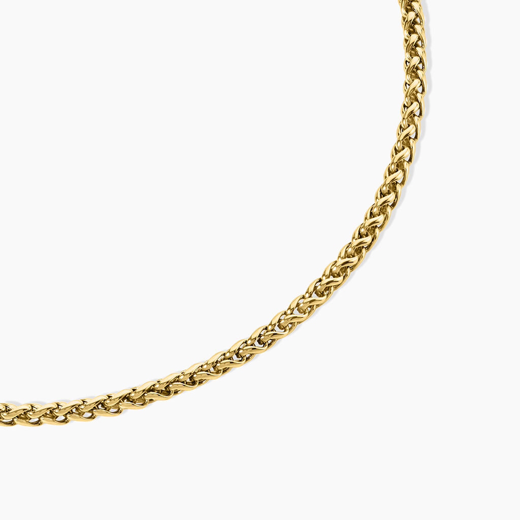 Collier Samara Acier Jaune - Bijoux sans pierre Femme | Histoire d&rsquo;Or
