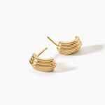 Cr&eacute;oles Osmonde Argent Dor&eacute; A L'Or 750/1000 - Boucles d'oreilles cr&eacute;oles Femme | Histoire d&rsquo;Or