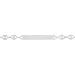 Bracelet Identité Carrus Argent Blanc - Gourmettes Femme | Histoire d’Or